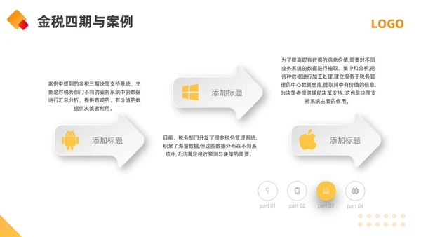 橙黄简约金税四期培训PPT模板宣传PPT动态PPT金融培训