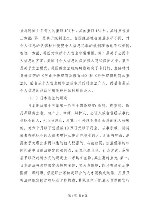 侵犯公民个人信息罪司法适用问题.docx