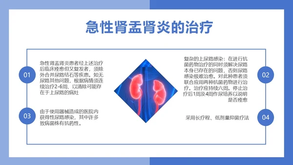 医疗风医疗泌尿系感染PPT模板