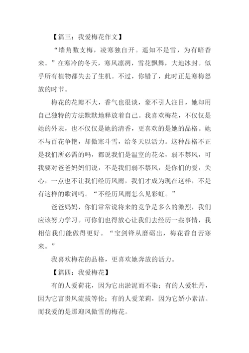 我爱梅花作文.docx