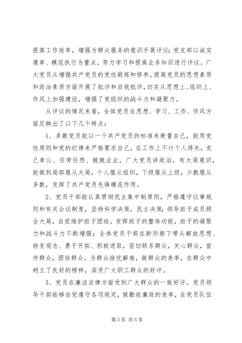 党员党性分析和民主评议党员活动总结.docx