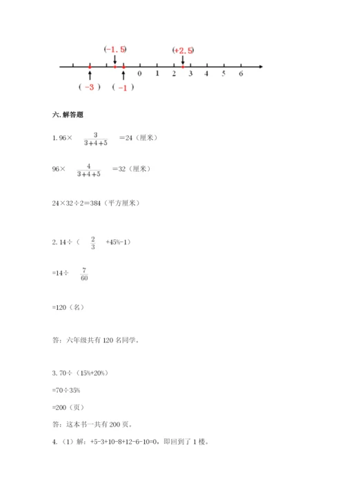 北京版六年级下册期末真题卷附参考答案（夺分金卷）.docx