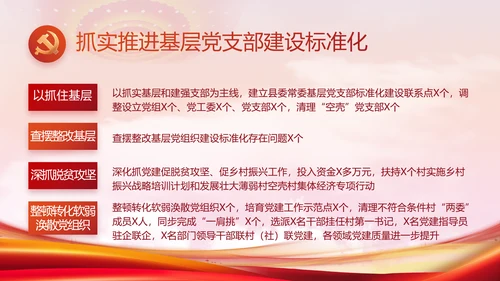 大气党风廉政建设工作总结动态PPT