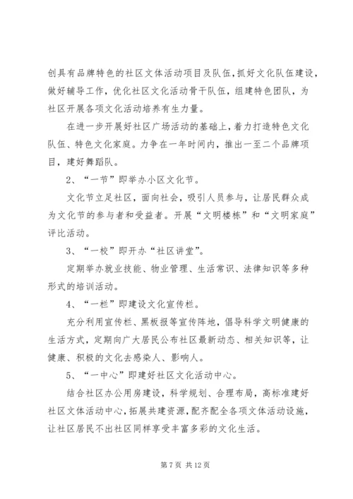 社区活动计划多篇合集.docx