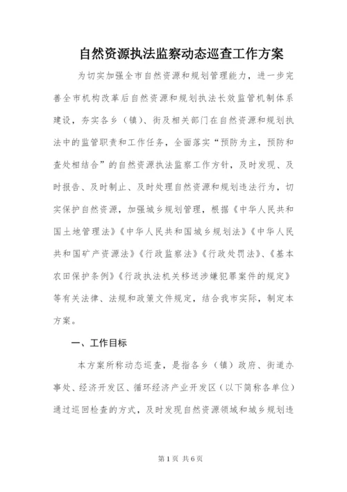 自然资源执法监察动态巡查工作方案.docx