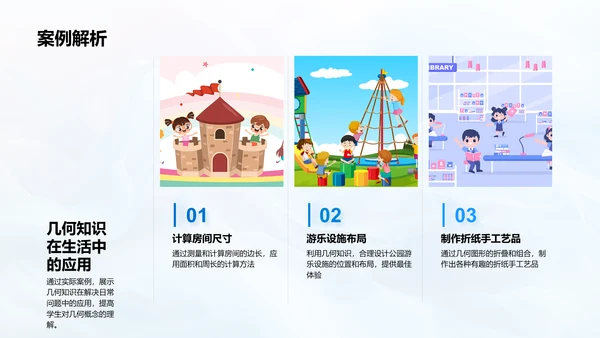 几何知识讲解PPT模板