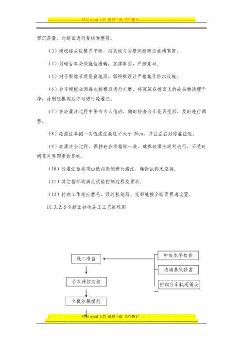 隧道二次衬砌施工作业指导书.docx