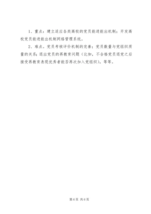 高校的党员能进能出机制.docx