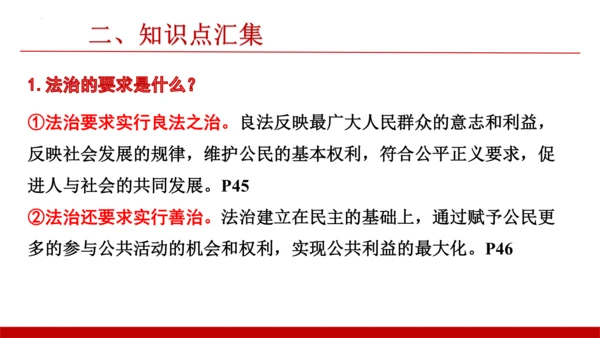 第四课建设法治中国【复习课件】(共23张PPT)