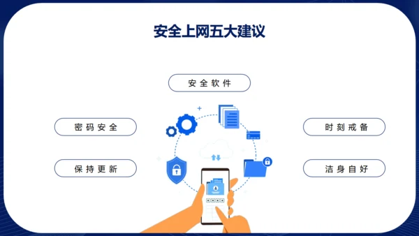 网络安全宣传通用PPT模板