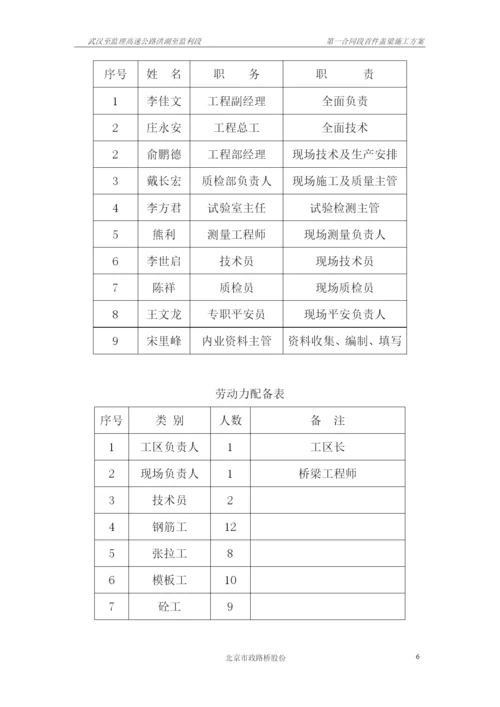 04洪利一标首件25m预制小箱梁施工方案.docx