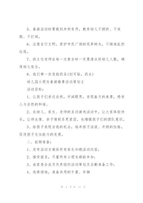 幼儿园小朋友春游踏青活动策划.docx