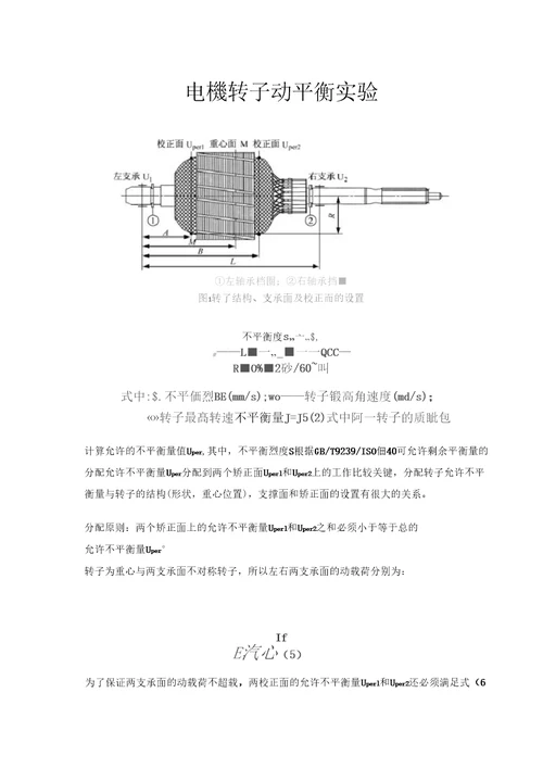 电机转子动平衡实验