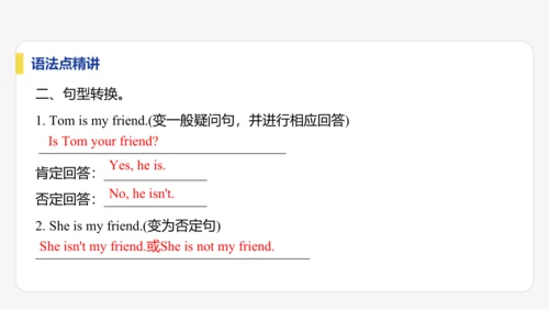 【学霸提优】Unit 1  You and Me 单元复习课件 人教版（2024）英语七上单元归类复