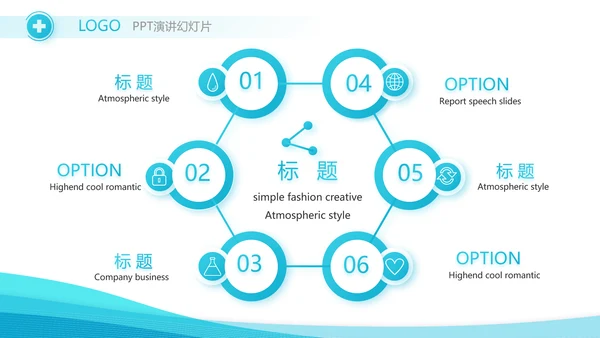 智慧医疗信息化建设年终工作总结动态PPT模板