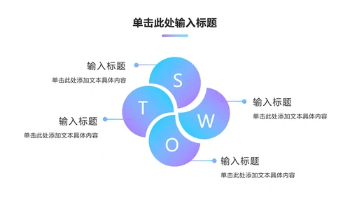 流体渐变工作项目总结ppt模板