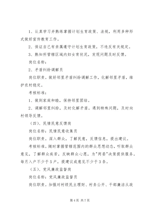 乡镇无职党员设岗定责工作意见.docx