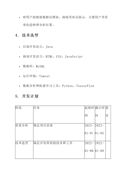 软件项目详细方案