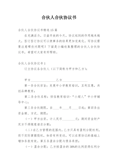 合伙人合伙协议书.docx