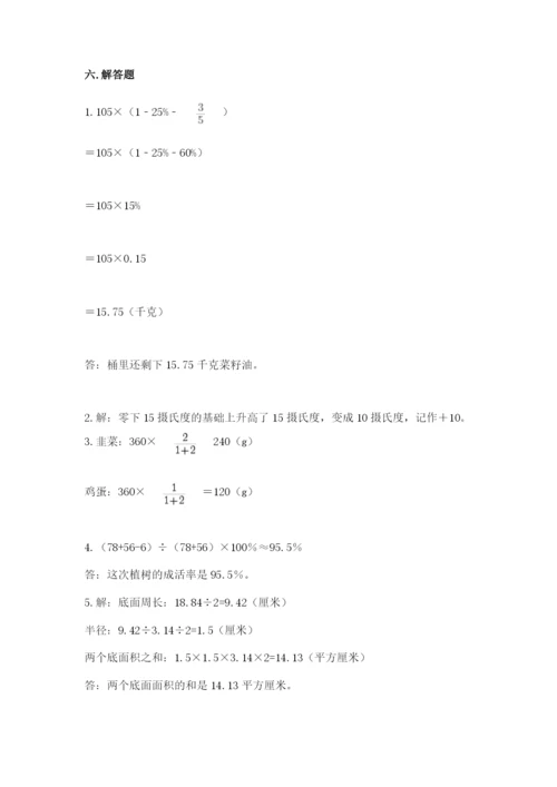 小升初六年级期末试卷（a卷）.docx