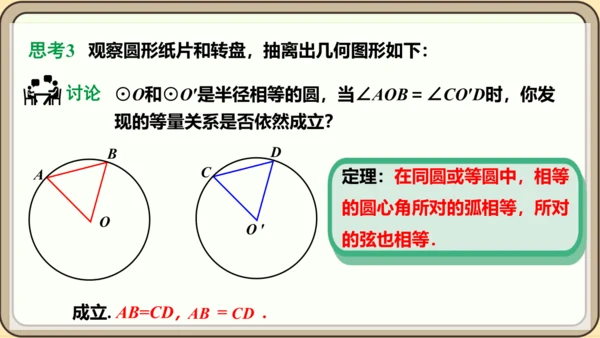 人教版数学九年级上册24.1.3  弧、弦、圆心角课件课件（共28张PPT）