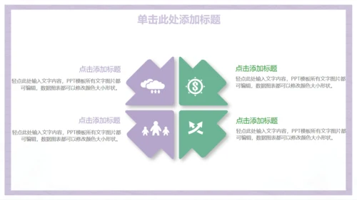 小清新商务工作汇报总结通用PPT模板