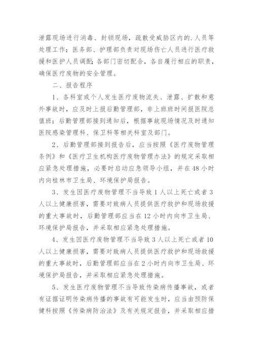 医疗废物泄露应急预案.docx