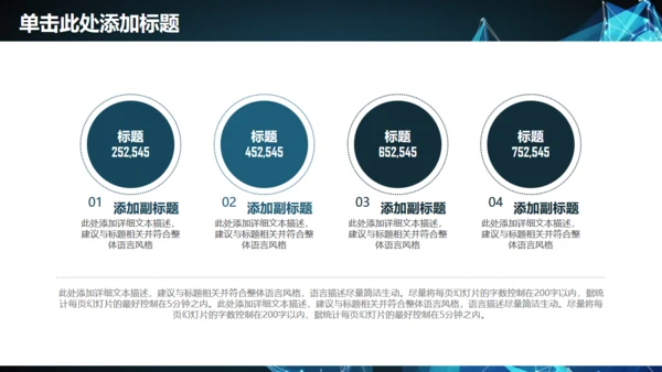 未来科技公司企业年终计划总结通用PPT模板