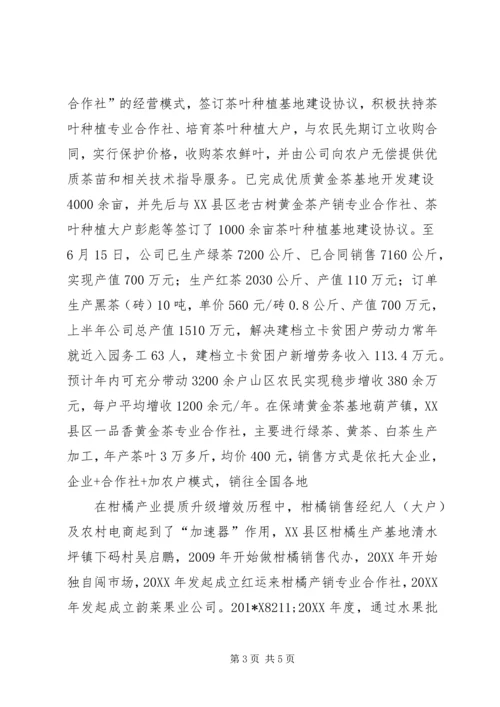 基层反映：推进乡村振兴既要“重生产”更要“重流通”.docx