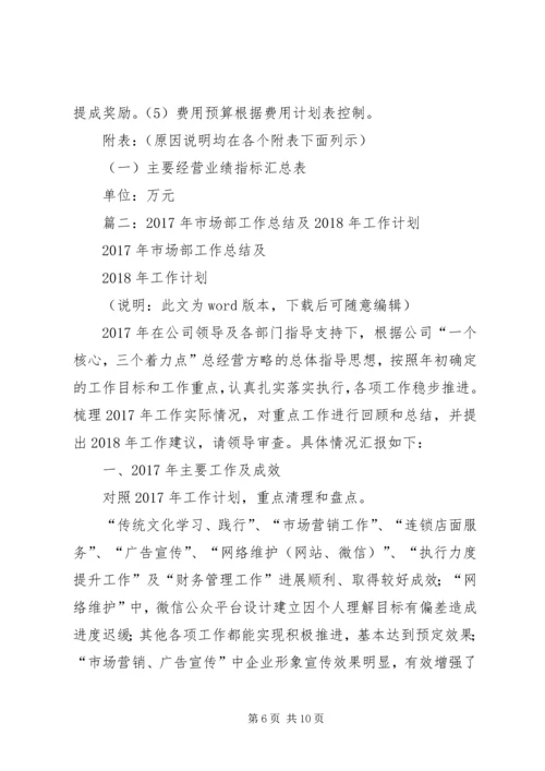 篇一：XX年经营计划 (5).docx