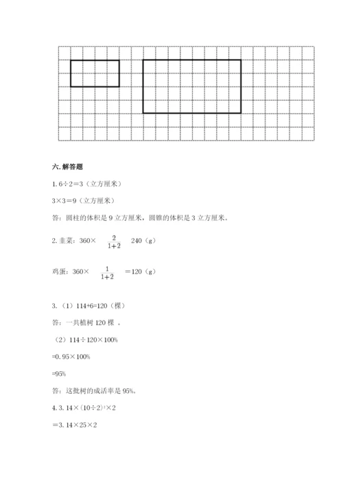 温岭市六年级下册数学期末测试卷（精选题）.docx