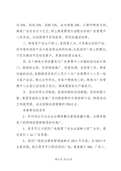 赴南方城镇建设先进单位考察方案.docx