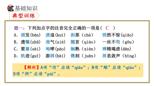 统编版语文八年级上册期末复习课件（第一单元）