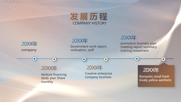大气公司产品介绍宣传图片展示PPT动态模板