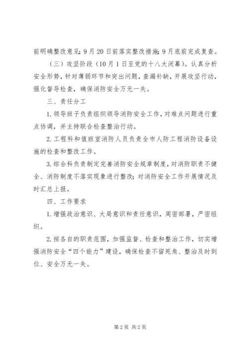 人防办消防整治工作方案.docx