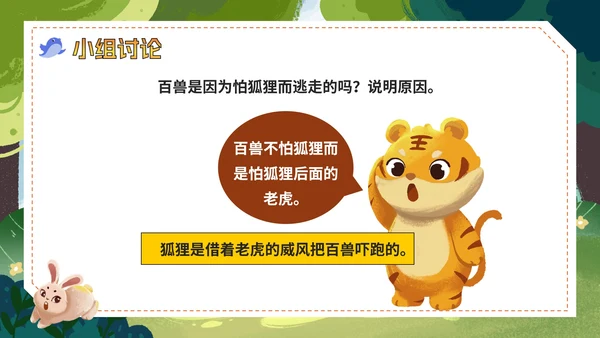 部编版语文二年级上册《狐假虎威》课件