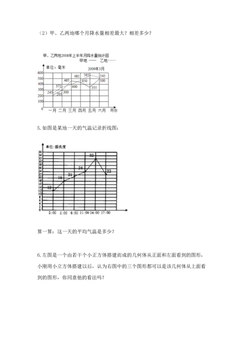 人教版五年级下册数学期末测试卷及完整答案（全优）.docx