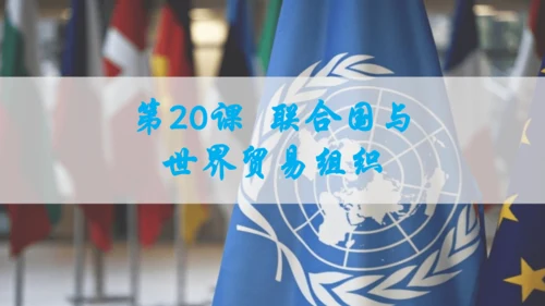 第六单元走向和平发展的世界   单元复习课件（26张PPT）