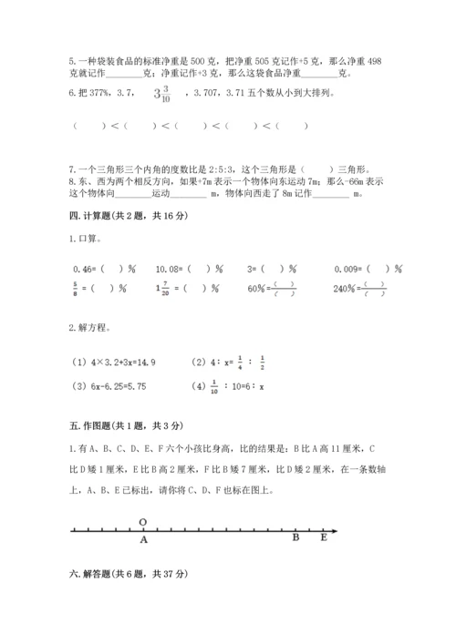 小升初六年级期末试卷含答案解析.docx