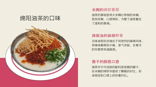 中国美食之绵阳早餐介绍PPT模板