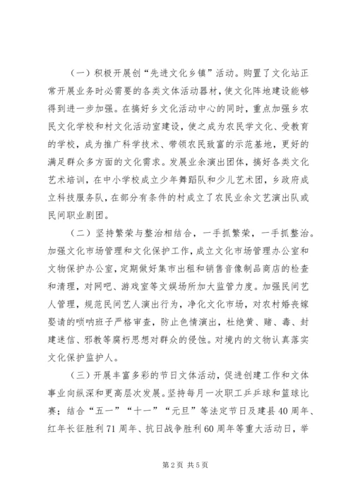 乡镇文化站工作总结.docx