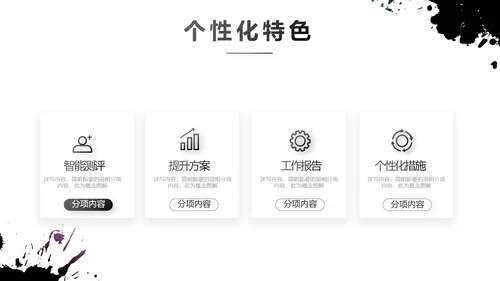 黑色酷炫个性工作总结汇报动态PPT