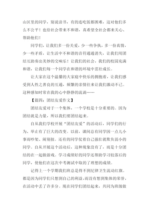 关于团结友爱的作文.docx