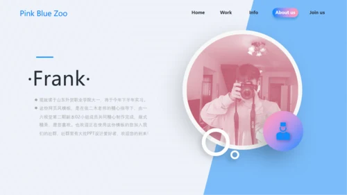 3D质感鹦鹉鸟类通用PPT模板