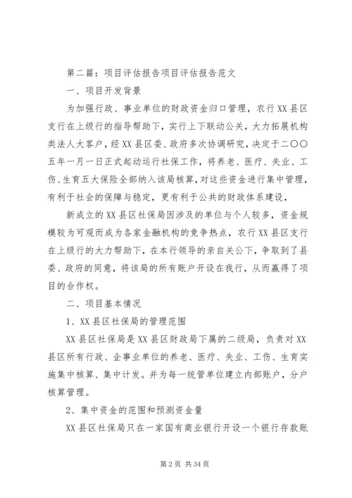 培训项目评估报告.docx