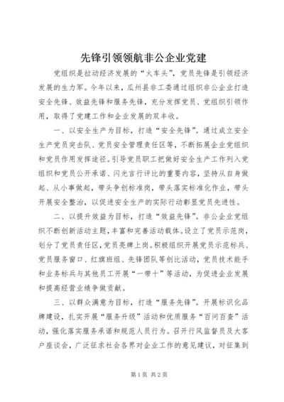 先锋引领领航非公企业党建.docx