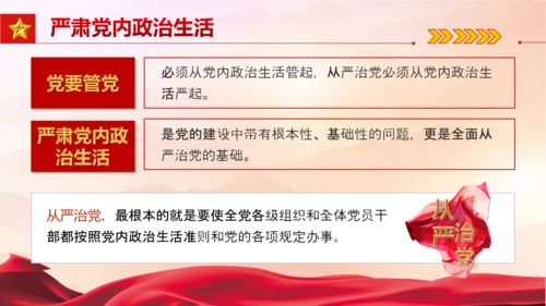 从严治党严字为首PPT党课模板