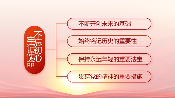 开展红色革命教育动态PPT模板