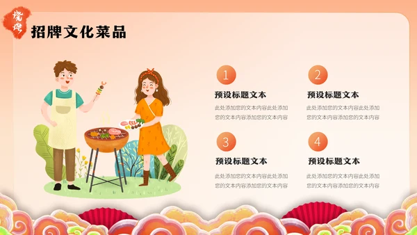 炎炎夏日烧烤活动，啤酒烧烤节通用PPT模板