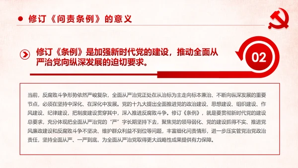 学习解读中国共产党问责条例从严治党PPT